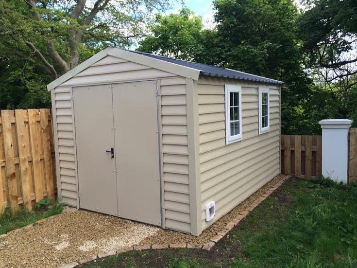 How To Build A Shed Ramp On Uneven Ground Round Designs Steel Sheds Ireland Garden Dublin Wicklow