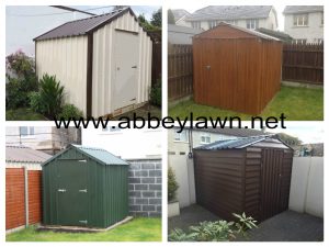 Steel garden sheds