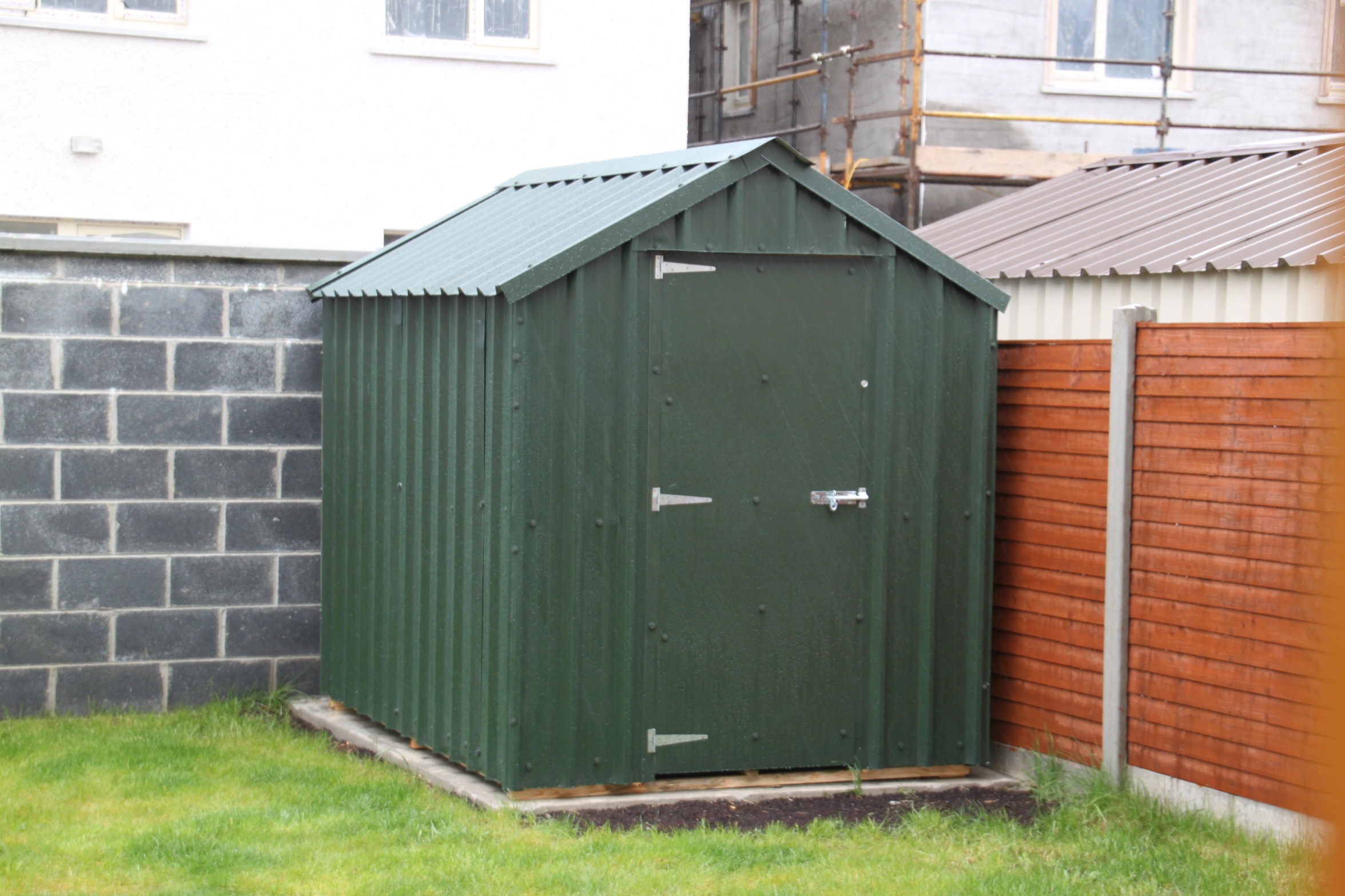 8x6 Timber frame steel shed